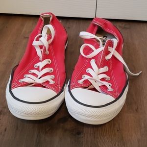 Red Converses, 7.5 Men's/9.5 Women's